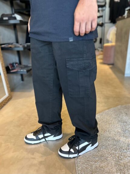 Calça JR Cargo Reta Preta