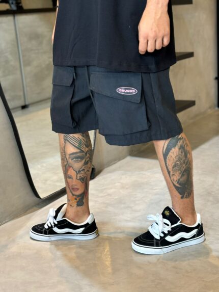 Bermuda Fivebucks Cargo Preto