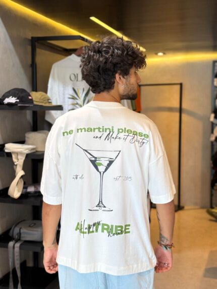 Camiseta Alltribe Over Martini Off White