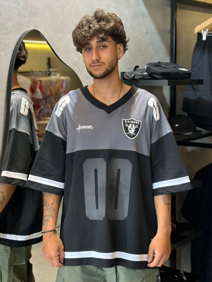 Camiseta Approve X NFL Huge Raiders Preto