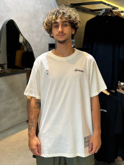 Camiseta Approve X NBA Basic Off White