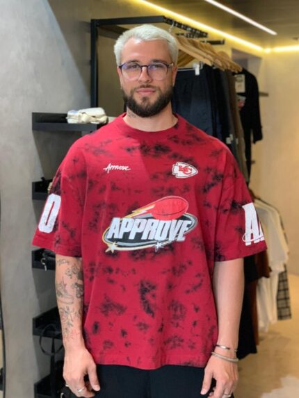 Camiseta Approve Huge X Nfl Collors Kansas Vermelha