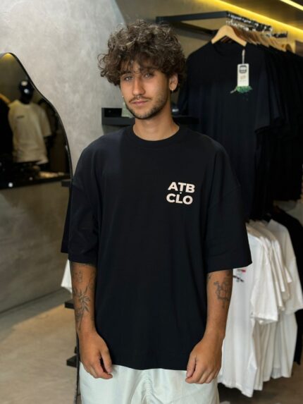 Camiseta Alltribe Over Street Club Preto