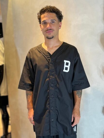 Camisa Blunt Baseball Lasdaw Preto