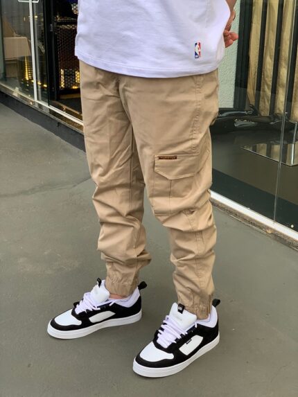 Calça Jogger Cargo Caqui, Yourface