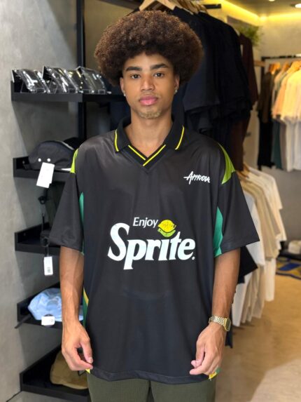 Polo Approve X Sprite 90 Preto e Verde