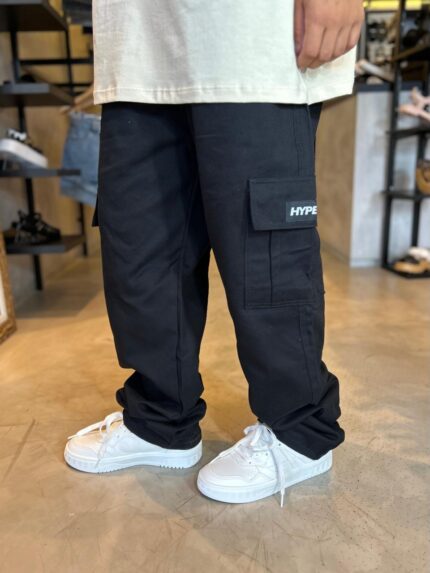 Calça Hype Cargo Preto