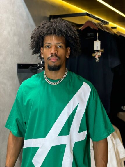 Camiseta Approve Huge Big Logo Verde
