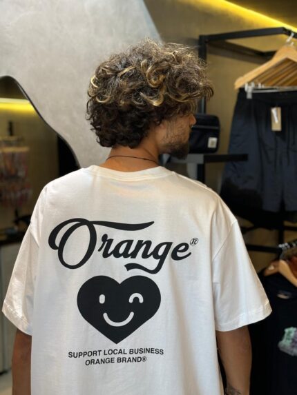Camiseta Orange College Heart Off