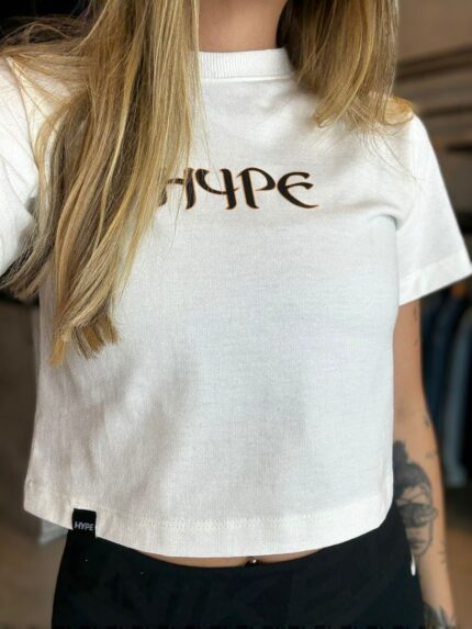 Cropped Hype Silk Off White