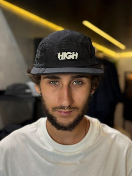 Boné High 5 Panel Atlethic Black
