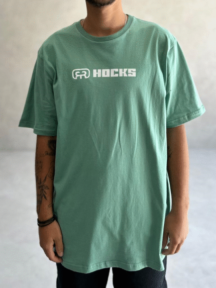 Camiseta Hocks Promo Logo Verde