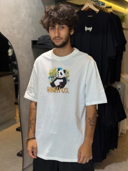 Camiseta High Panda White