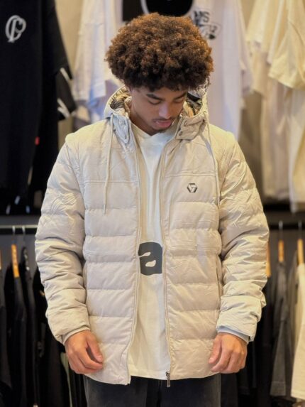 Jaqueta Yourface Puffer Bege