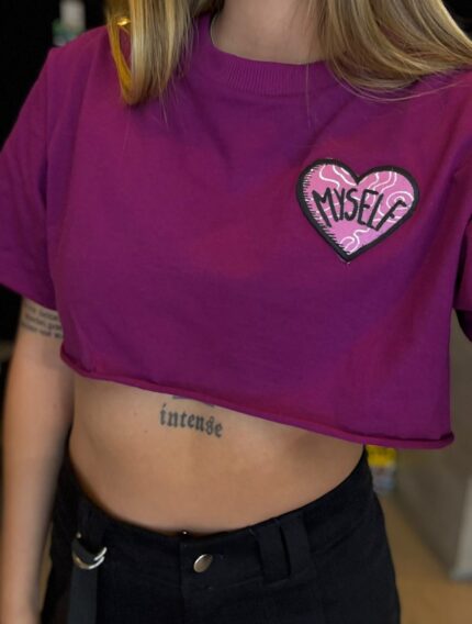 Cropped Jade Jade B-Day Edition Roxo