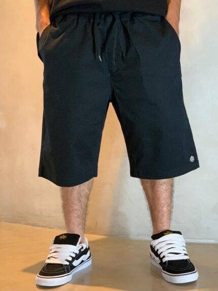 Bermuda JR Baggy Elastano Preta