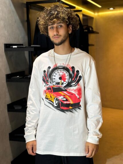 Camiseta High Longsleeve Speed White