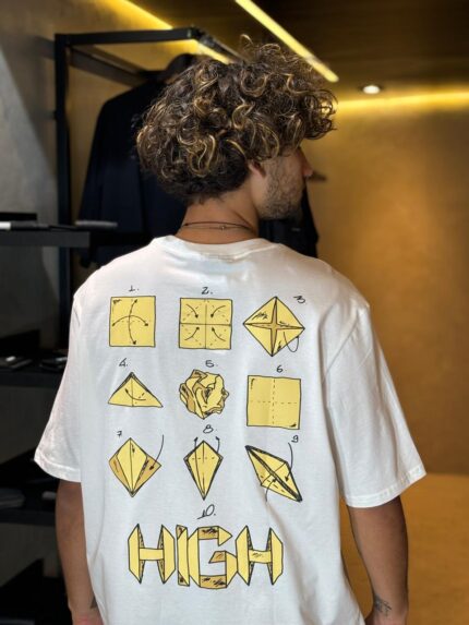 Camiseta High Origami White