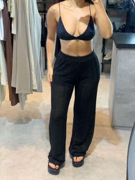 Calça Tricot Preto