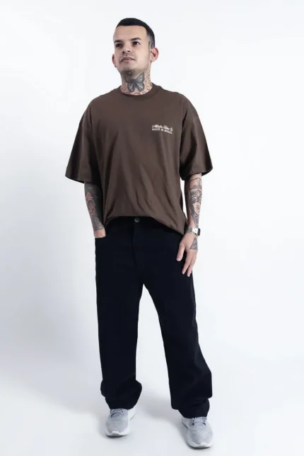 Calça Alltribe Baggy Jeans Label Black