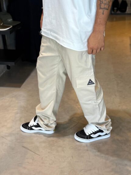 Calça Stickres Cargo Bege