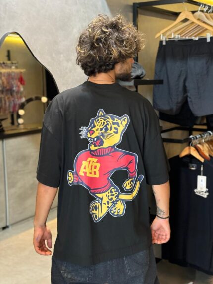 Camiseta Alltribe Over Mascot Preta